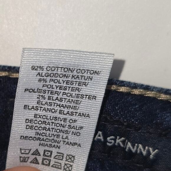 Lucky Brand Jeans Womens 4/27 Blue Ankle Lolita Skinny Dark Wash Denim Stretch - Picture 7 of 12